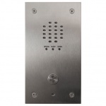 Videx VR120/136-1 1 button flush panel IP55